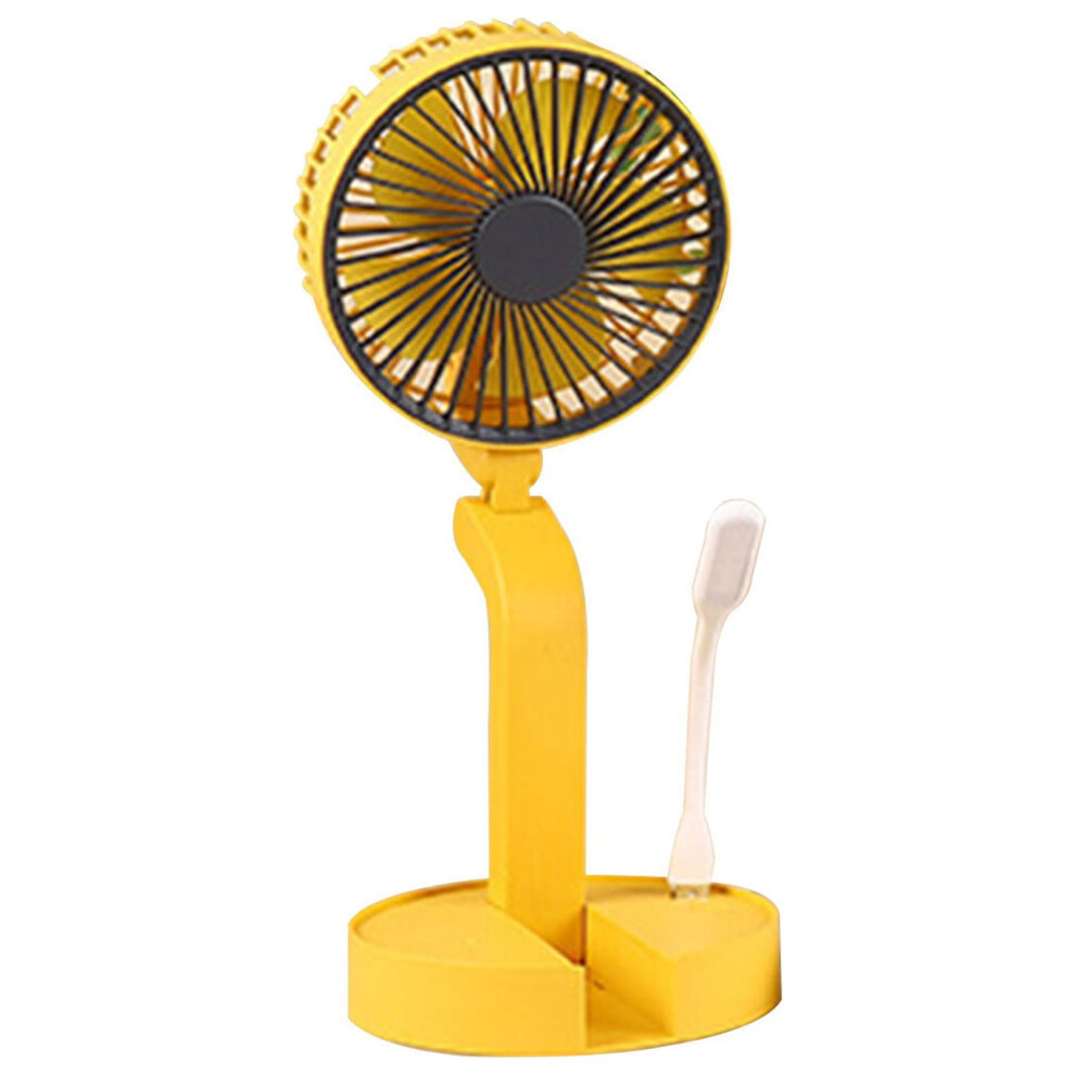 Ozmmyan Folding Usb Rechargeable Fan With Led Lights 971050862033