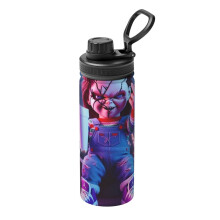 Buidéal Uisce Inslithe Spóirt Chucky3Piece Cruach Dhosmálta Cupán Iniompartha Buidéal Uisce Allamuigh Faisean Taisteal Aclaíochta Mac