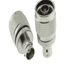 Conector coaxial DEWIN - Adaptador tipo N a BNC Conector RF tipo N macho a BNC hembra Adaptador coaxial Convertidor de prueba 2 piezas
