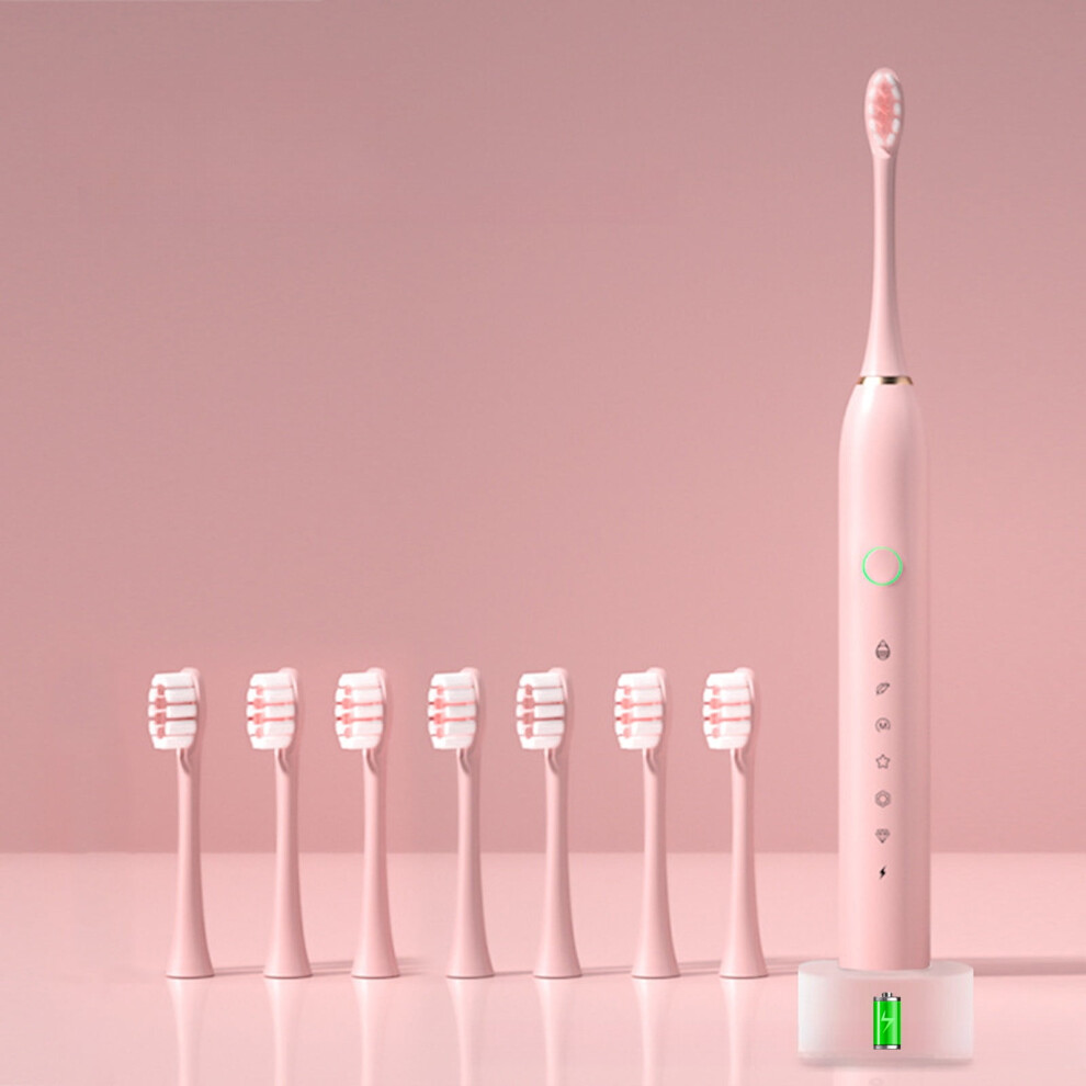 Electric Toothbrush with 8 Brush Heads and 6 Speeds
