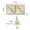 Christmas Tree Shape Decorations Gold Plastic Pendant Balls 2