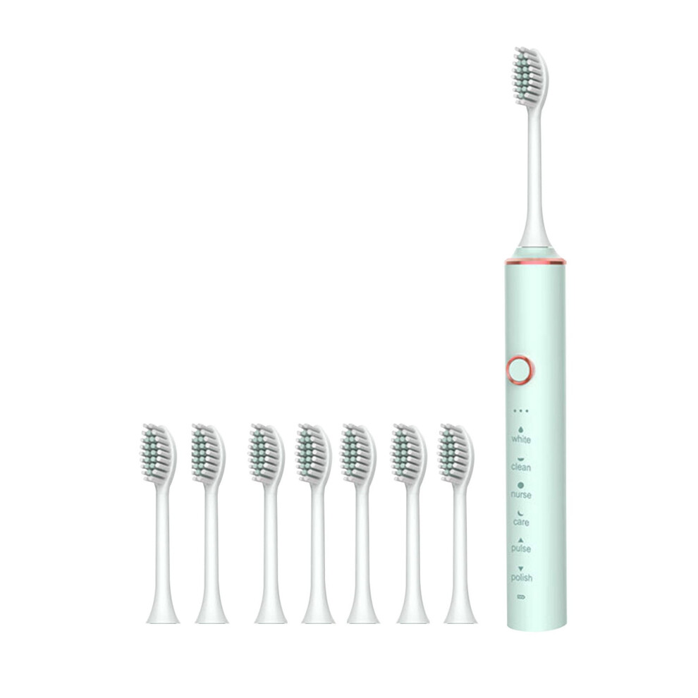 Ozmmyan Electric Toothbrush with 8 Brush Heads and 6 Speeds