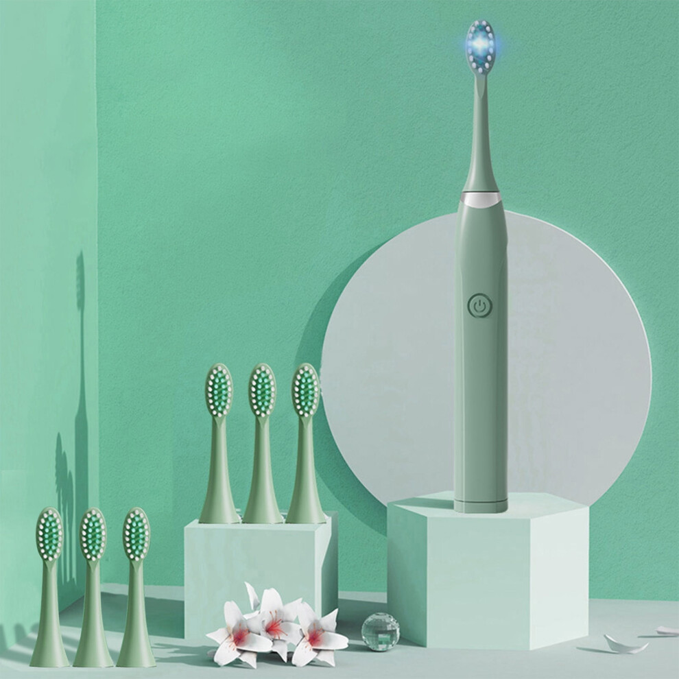 Ozmmyan electric toothbrush with 6 brush heads