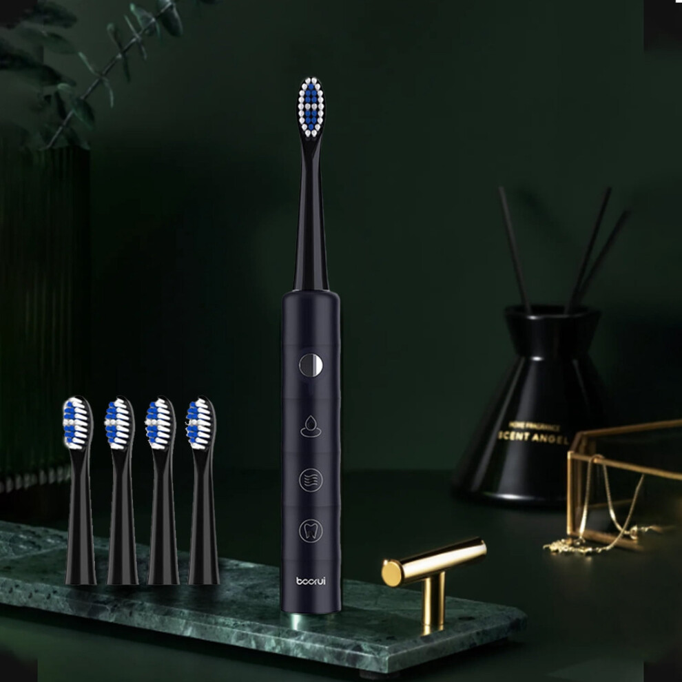 Ozmmyan Electric Toothbrush 4 Brush Heads 6 Modes