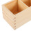 Kosmetik-Organizerbox aus Kiefernholz mit Mehrfachfächern 4