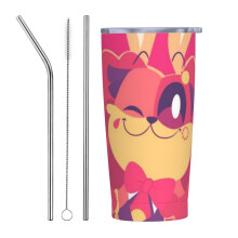 Taza de café con tapa, 20 oz – Vaso térmico de viaje de acero inoxidable que mantiene las bebidas frías durante 9 horas y calientes durante 3