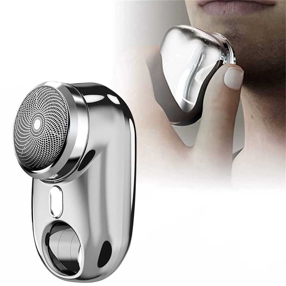 Ozmmyan Mini Electric Shaver Portable Rechargeable Beard