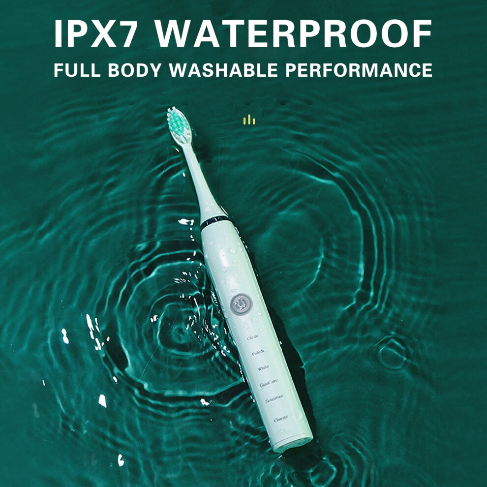 Ozmmyan Electric Toothbrush for Adults with Timer, 5 Modes,