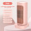 Space Heater Ceramic Fan Heater for Home Pink 6