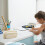 Avtoify pencil case beige large capacity multi-layer 5