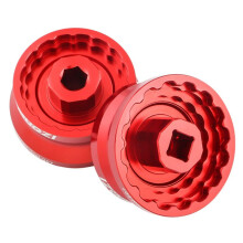 MUQZI 5 in 1 Bike Bottom Bracket Tool for 12/16- 39/41/44/46/49mm Compatible with B Black