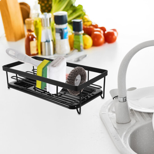 Clothes Drying Rack Carbon Steel 1-Tier Kitchen Organizer 1