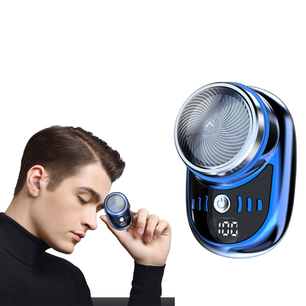 Ozmmyan men's rotary electric shaver waterproof rechargeable