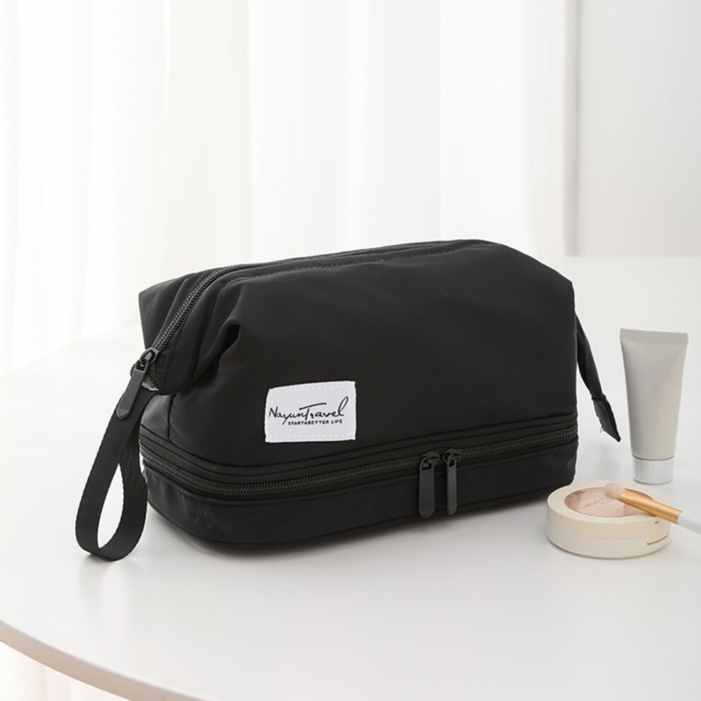 Translucent Cosmetic Bag Set Frosted Zipper 3-Pack