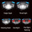 LED-otsalamppu, 5000 lumenia, vedenpitävä, 2 kpl 5