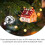 Linaichen sleigh bell ornament silver 50mm 6 pcs 5