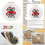 Weihnachtsstickset mit Stickrahmen für Anfänger (1 Set) 4