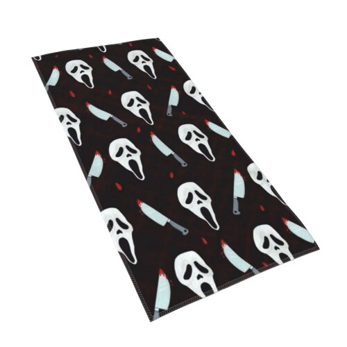 Χειροπετσέτες Ghostface για μπάνιο, πετσέτα μπάνιου/προσώπου, μαλακές, απορροφητικές 2