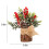 Small artificial Christmas tree with 20 LED lights and 3