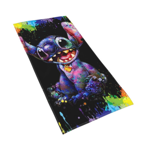Stitch håndklær til badet, myke, absorberende, 2-pakning 2