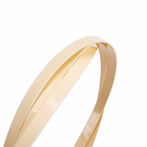 Guitarbinding beige plastik strips 10m 2