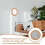 Rattan Mirror Rustic Wall Hanging 24-inch 6