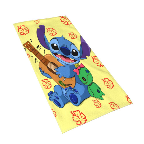 Ručníky Stitch do koupelny, měkké savé, 2 ks 2