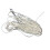 Witte elastische band, 3 mm rond, handgemaakt 4