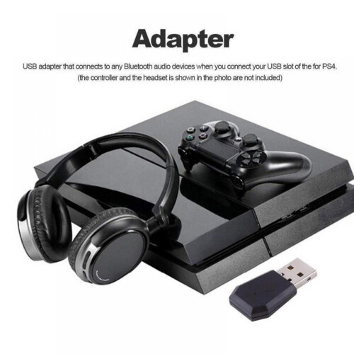 Bezdrátový Bluetooth adaptér pro PS4, gamepad a sluchátka 1