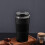 Stainless Steel Thermal Coffee Cup with Leather Wrap and 2