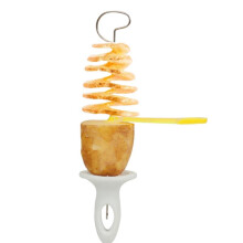 4-Spiral Stainless Steel Whisk 23x3cm White/Yellow Baking Accessory