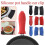 Ensemble de poignées de casserole en silicone, ustensile de cuisine 3 pièces 2