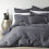Levtex Hemlinne King Sham Träkol 91x51 cm 2