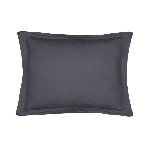 Levtex Hemlinne King Sham Träkol 91x51 cm 2
