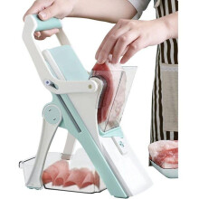 Feliator 5-in-1 Manual Food Chopper, ABS + Stainless Steel, Quick Vegetable Cutter, Multi-Color