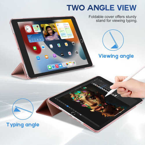 Läderfodral för iPad 10, 9, 8, 7, Pro 11" 10,5" 2