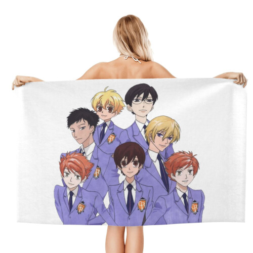 Πετσέτα μπάνιου Ouran High School Host Club 70x140εκ. 1