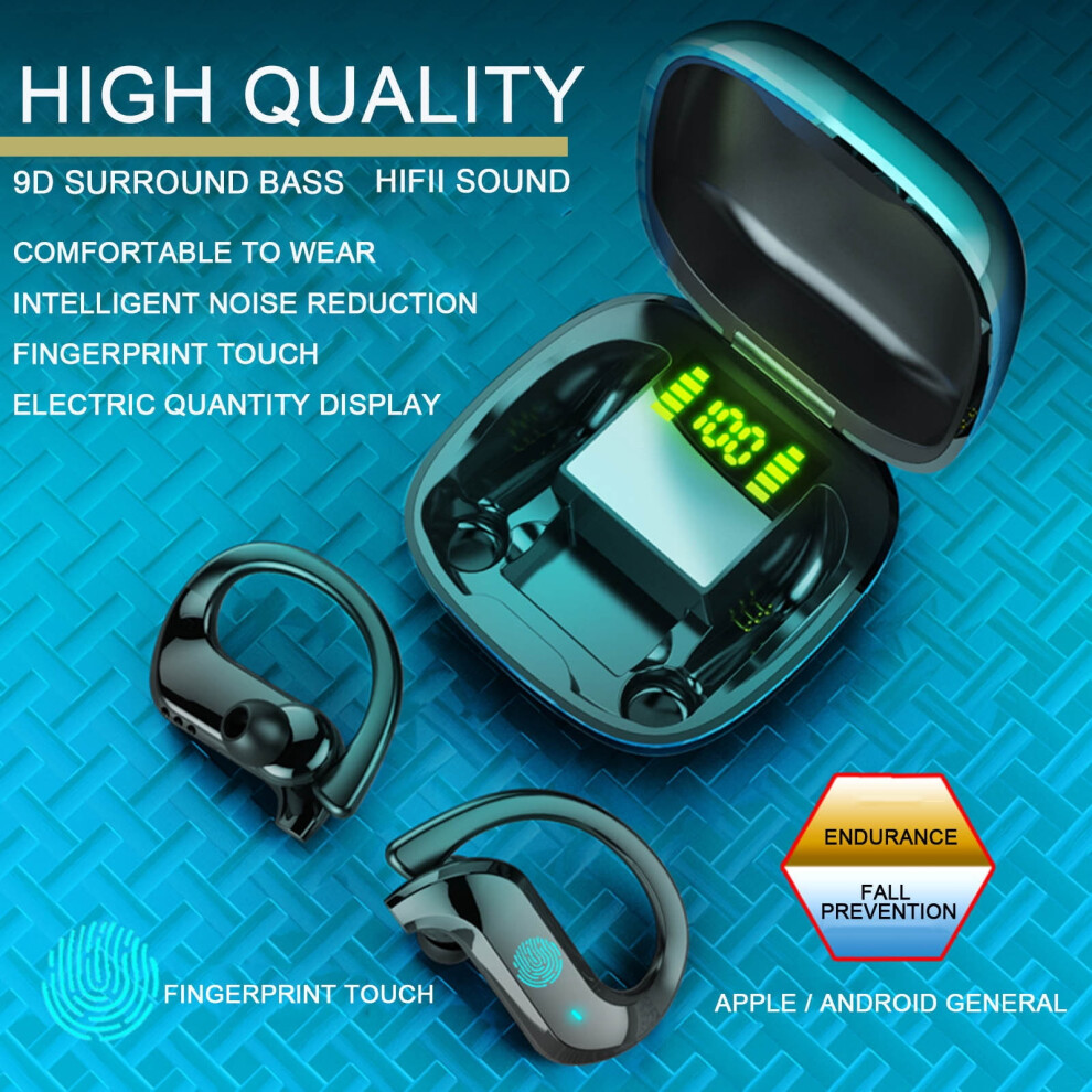 Wireless Bluetooth 5.0 Earbuds Waterproof Stereo Headset 9104145886510