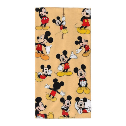 Toalhas de mão Mickey Mouse, absorventes, para banheiro, 30x60cm (12x24 polegadas) 1