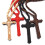 Colier cruce catolică cu mărgele de lemn și crucifix 8