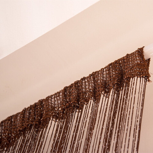 Sequin Door Curtain Silver 39x79 Inch 1