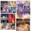 Sequin Door Curtain Purple Sheer Panel 39x79 inch 4