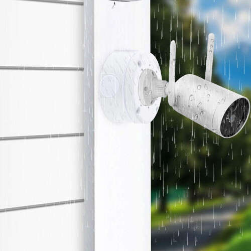 Waterproof Outdoor Camera Junction Box with Metal Mounts 1