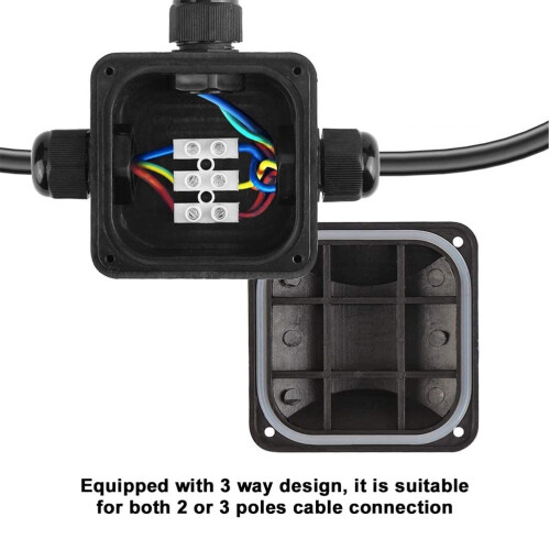 Outdoor Spot Light Junction Box Waterproof Plastic 2 pcs 2