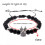 RSAMD micro CZ crown beaded bracelet silver 8mm 2