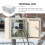 Waterproof Electrical Junction Box Outdoor ABS White 2