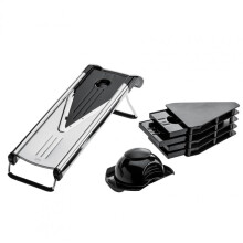 Kuchenprofi Black Vegetable Peeler Professional Stainless Steel Blade Ergonomic Handle Kitchen Tool Durable Easy Clean