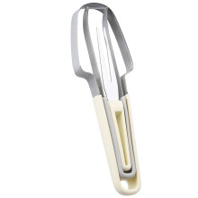 Taietor Fruit Scoop Watermelon Baller, Flippy, Vegetable Fruit Scooper, Multifunctional, 3-Piece Set, Stainless Steel & PP Plastic, 22.5x7 cm Yellow