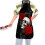 Halloween forklæde kranie design unisex 1 stk. 6
