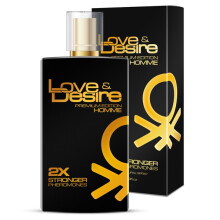 LOVE DESIRE PREMIUM GOLD PERFUMY Z FEROMONAMI MOCNE INTENSYWNE FEROMONY MEN
